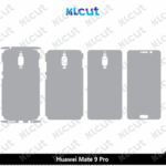 Huawei Mate 9 Pro Skin Template Vector