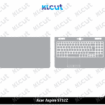Acer Aspire 5732Z Skin Template Vector