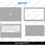 Acer Aspire V5 471 Skin Template Vector