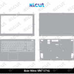 Acer Nitro VN7 571G Skin Template Vector