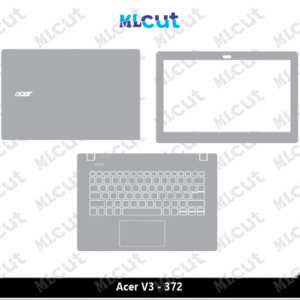 Acer V3 - 372 Skin Template Vector