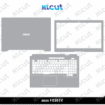 Asus FX503V Skin Template Vector