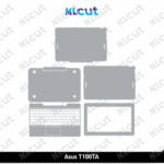 Asus T100TA Skin Template Vector