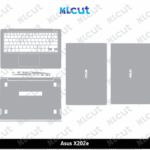 Asus X202e Skin Template Vector