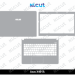 Asus X401A Skin Template Vector