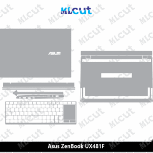 Asus ZenBook UX481F Skin Template Vector