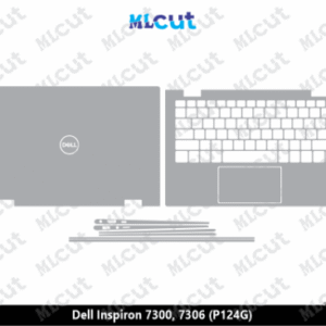 Dell Inspiron 7300, 7306 (P124G) Skin Template Vector