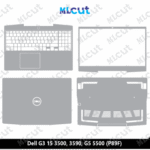 Dell G3 15 3500, 3590, G5 5500 (P89F) Skin Template Vector