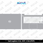 Dell Inspiron 3135, 3137, 3138 (P19T) Skin Template Vector