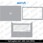 Dell Inspiron 3441, 3442, 3443 (P53G) Skin Template Vector