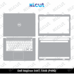 Dell Inspiron 5447, 5448 (P49G) Skin Template Vector