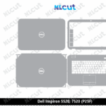 Dell Inspiron 5520, 7520 (P25F) Skin Template Vector