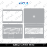 Dell Inspiron N4030 (P07G) Skin Template Vector