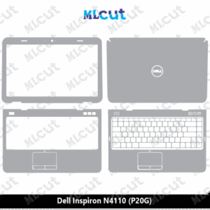Dell Inspiron N4110 (P20G) Skin Template Vector