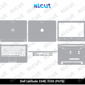Dell Latitude 3340, 3350 (P47G) Skin Template Vector