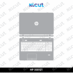 HP 350 G1 Skin Template Vector