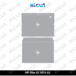 HP Elite X2 1013 G3 PC Skin Template Vector