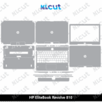 HP EliteBook Revolve 810 Skin Template Vector