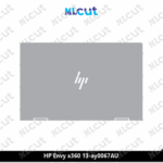 HP Envy x360 13-ay0067AU Skin Template Vector