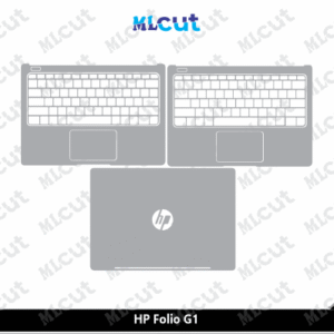 HP Folio G1 Skin Template Vector