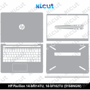 HP Pavilion 14-bf014TU, 14-bf102TU (3168NGW) Skin Template Vector