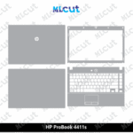HP ProBook 4411s Skin Template Vector