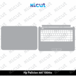 Hp Palivion m4 1004tx Skin Template Vector