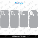 infinix Hot 10 PLAY Skin Template Vector