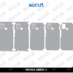 INFINIX Smart 5 Skin Template Vector