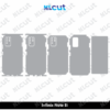 Infinix Note 8i Skin Template Vector