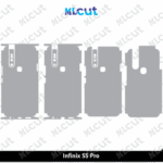 Infinix S5 Pro Skin Template Vector