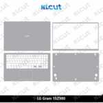 LG Gram 15Z980 Skin Template Vector