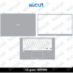 LG gram 14ZD980 Skin Template Vector