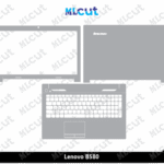 Lenovo B580 Skin Template Vector