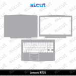 Lenovo R720 Skin Template Vector
