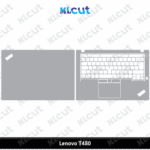 Lenovo T480 Skin Template Vector