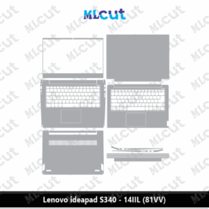 Lenovo ideapad S340 - 14IIL (81VV) Skin Template Vector