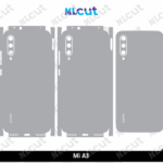 XIaomi Mi A3 Skin Template Vector