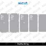 OnePlus 9rt 5g Skin Template Vector