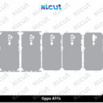 Oppo A11x Skin Template Vector