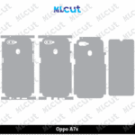 Oppo A7x Skin Template Vector