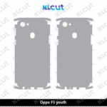 Oppo F5 youth Skin Template Vector