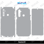 Realme 6i Skin Template Vector