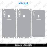 Samsung Galaxy A20s Skin Template Vector