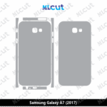 Samsung Galaxy A7 2017 Skin Template Vector