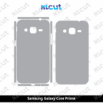 Samsung Galaxy Core Prime Skin Template Vector