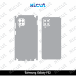 Samsung Galaxy F62 Skin Template Vector