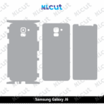 Samsung Galaxy J6 Skin Template Vector