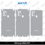 Samsung M31s Skin Template Vector