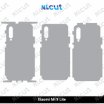 Xiaomi Mi 9 Lite Skin Template Vector